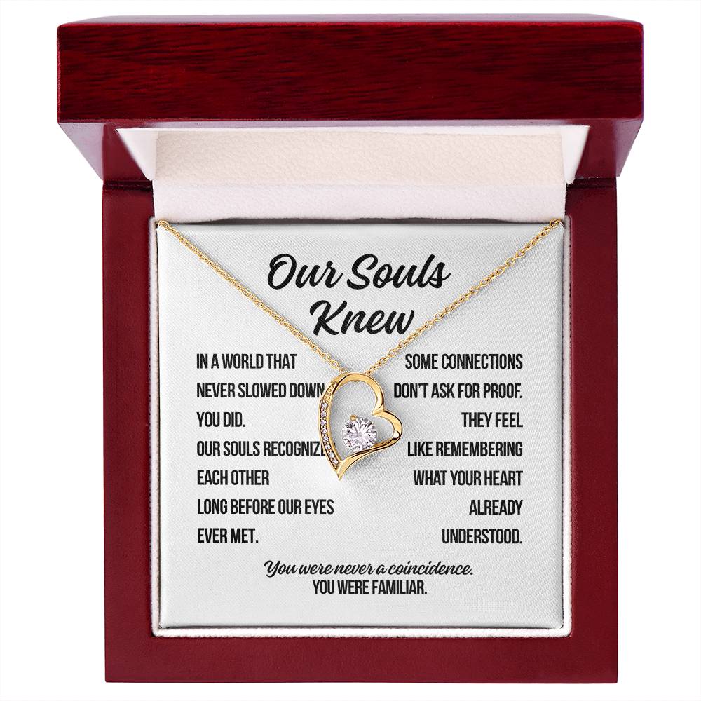 Our Souls Knew Forever Love Necklace