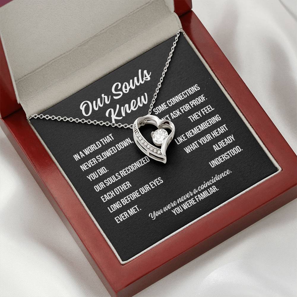 Our Souls Knew Forever Love Necklace