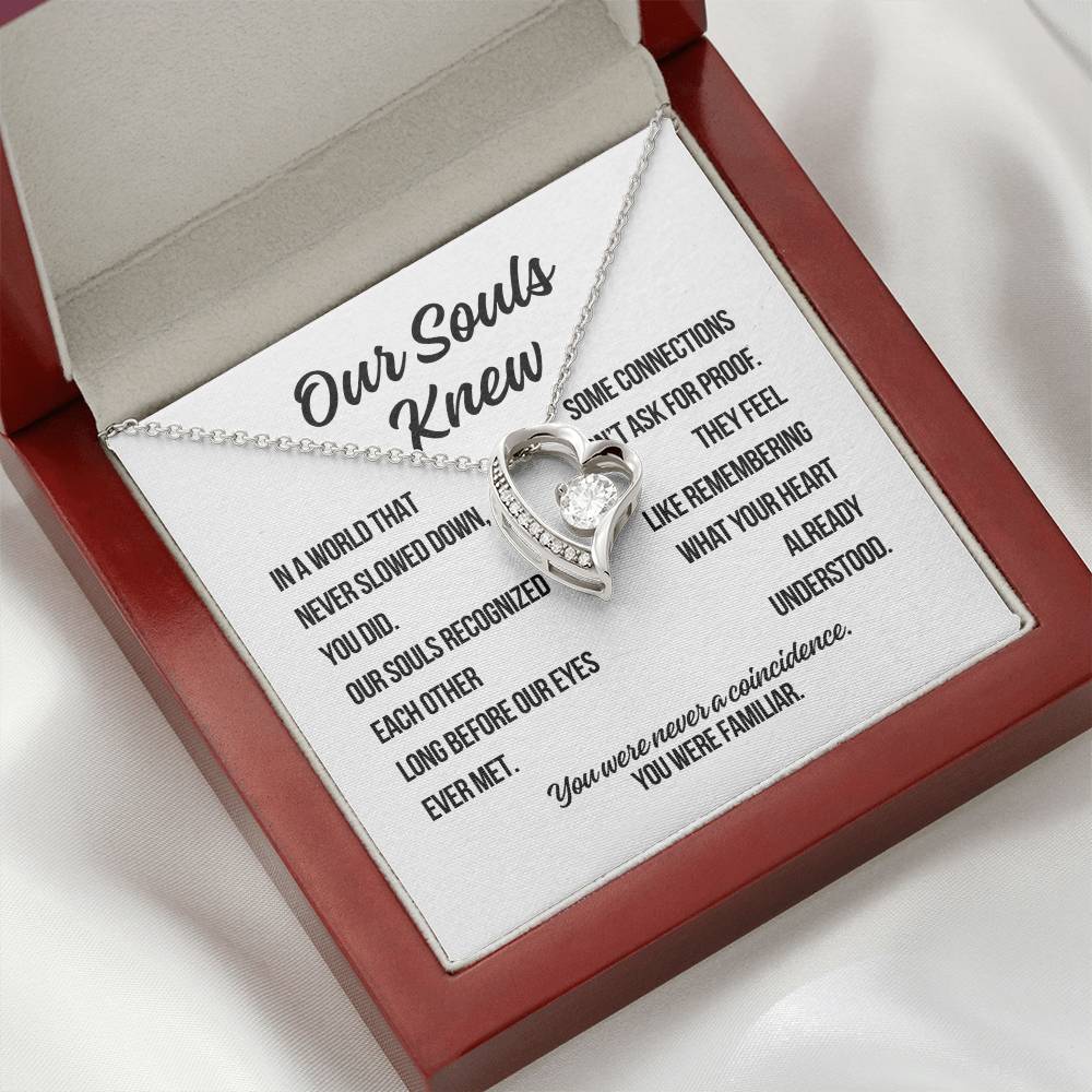 Our Souls Knew Forever Love Necklace