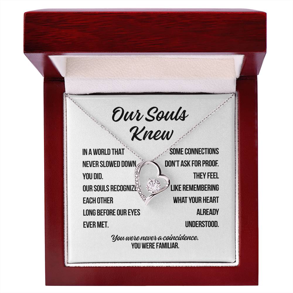 Our Souls Knew Forever Love Necklace