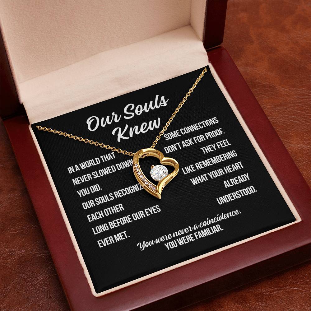 Our Souls Knew Forever Love Necklace