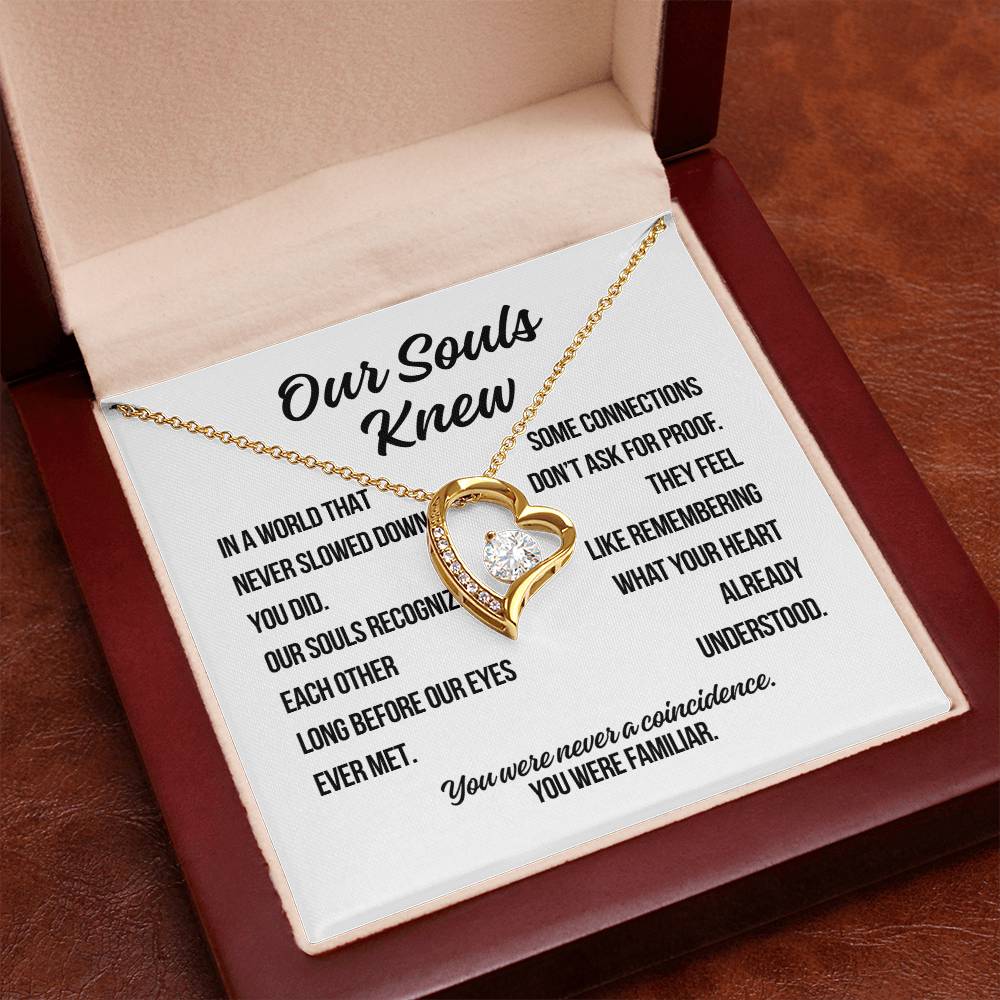 Our Souls Knew Forever Love Necklace