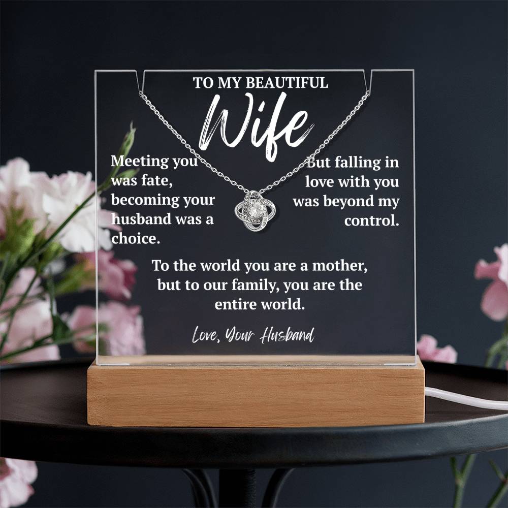 To My Beautiful Wife - "Our Entire World"