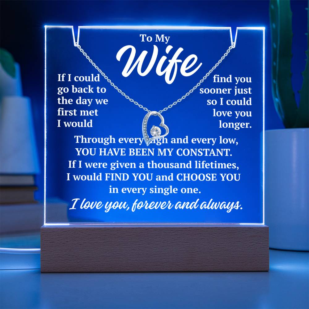 To My Wife – "I Would Find You Again"
