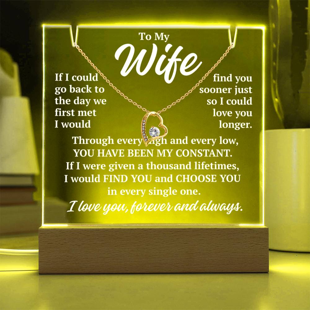 To My Wife – "I Would Find You Again"