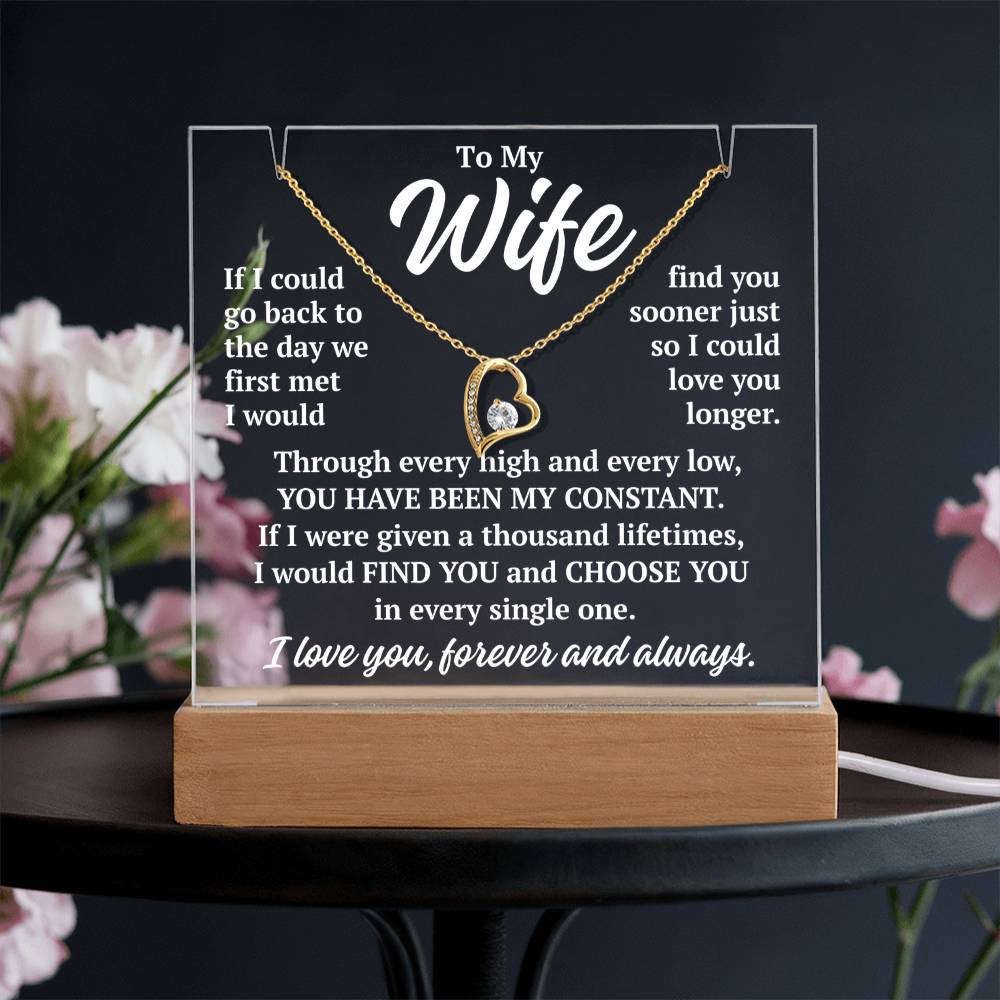 To My Wife – "I Would Find You Again"